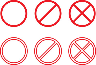 Road sign glossy set Royalty Free Vector Image