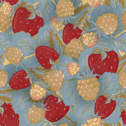 Seamless pattern of realistic image delicious ripe vector