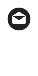 email icon simple sign for web site and mobile app vector image
