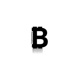 bitcoin coin with fast speed motion lines vector image