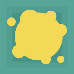 design business empty template isolated minimalist vector image