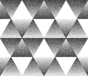 Dotted Triangular Pattern vector image