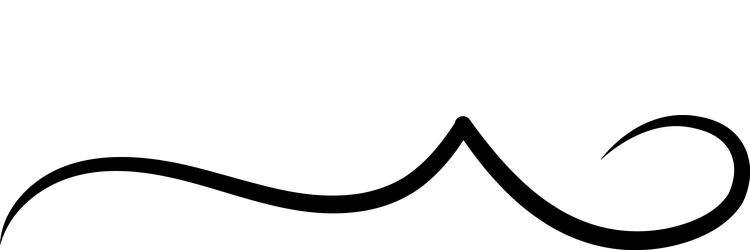 curved black line creating an elegant abstract vector image