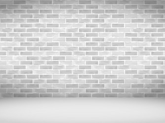 White brick wall background Royalty Free Vector Image