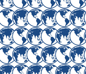 abstract globe pattern vector image