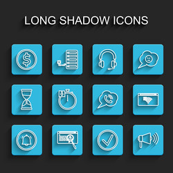 set line button chat notification system bug vector image