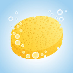 Sponge foam bubbles Royalty Free Vector Image - VectorStock