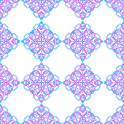 seamless pattern from abstract elements vector image