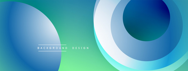 background design with overlapping circular vector image