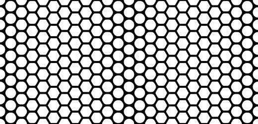 Hexagonal Morphing Pattern vector