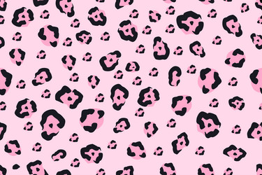 Seamless pattern with abstract leopard print vector