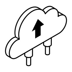 data upload vector image