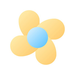 fan pixel perfect flat gradient color ui icon vector image