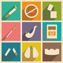 flat with shadow concept and mobile application vector image