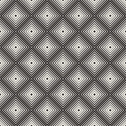seamless pattern repeating geometric elements vector image