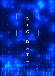 digital technology abstract background artificial vector image