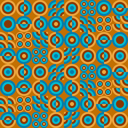 geometric abstract pattern regular polka dot vector image