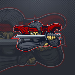 Ninja Assassin E-sport Logo Concept Royalty Free SVG, Cliparts, Vectors,  and Stock Illustration. Image 159514124.