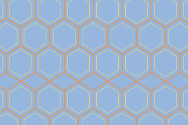 blue pattern background abstract geometric design vector image