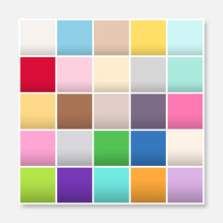 colorful squares background frame block soft vector image