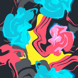 Colorful seamless abstract pattern with splashes vector