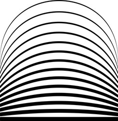 set of lines with different level deformation vector image