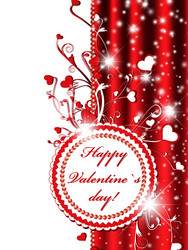 Grunge valentines day heart Royalty Free Vector Image