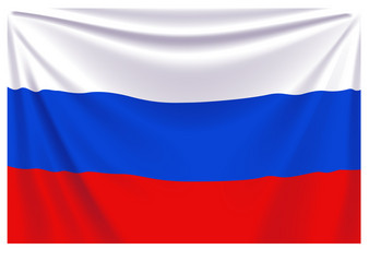 back flag russia vector