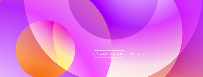 abstract composition with layered circular vector image