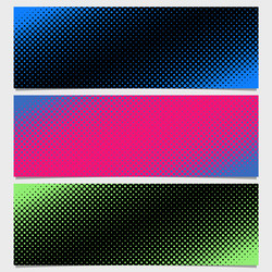 halftone dot pattern banner background - from vector