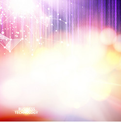 Sci-Fi Network Data Flow vector image