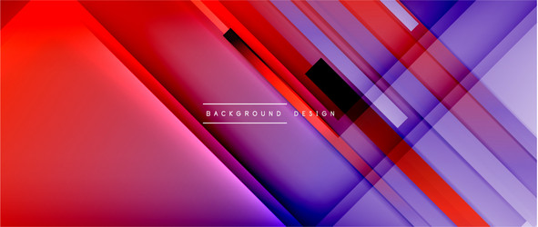 dynamic lines on fluid color gradient trendy vector image