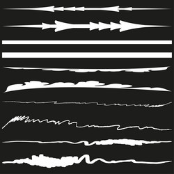 sound wave pattern audio signal forms line vector image