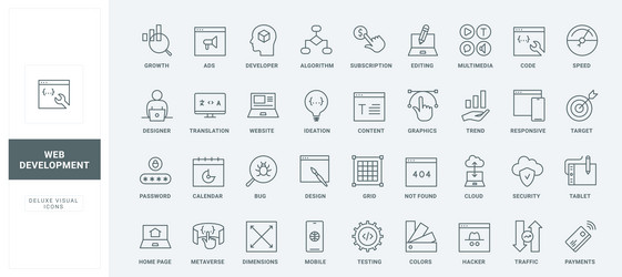 web development software and program code design vector image