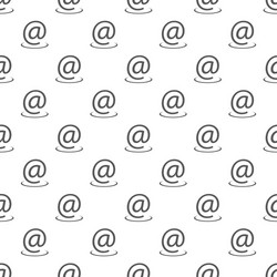 email address pattern seamless vector