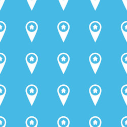 house pointer straight pattern vector image
