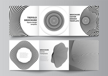 minimal editable layout square format vector image
