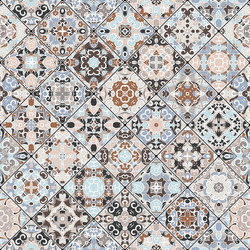 abstract patterns in the mosaic set vector image
