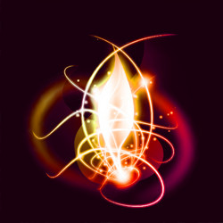 abstract background with lighting effect vector image