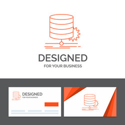 business logo template for algorithm chart data vector image