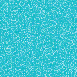 Connected Molecular Network Pattern vector