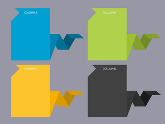creative web columns vector image