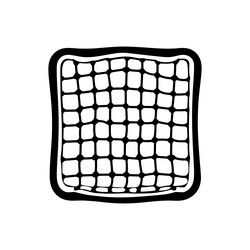 abstract black pattern grid square checkered vector image