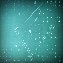 digital code background vector image