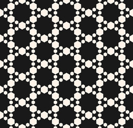subtle geometric seamless pattern with hex grid vector image