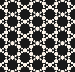 subtle geometric seamless pattern with hex grid vector