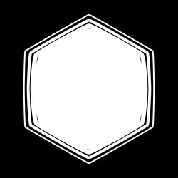 abstract geometric black and white radial vector