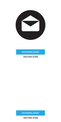 Email icon simple sign for web site and mobile app vector