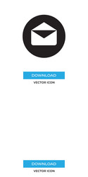 Email icon simple sign for web site and mobile app vector