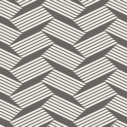 seamless pattern repeating geometric elements vector image